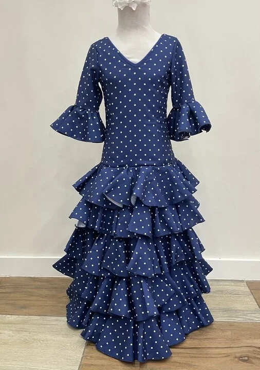 LBF Traje de flamenca  Azahar strech. Talla 4,8, y 14