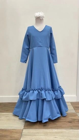 LBF Traje de flamenca  Bata strech. Talla 12