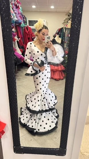 LBF Traje de flamenca Alexandra. Talla 36