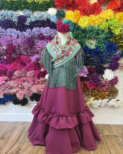 LBF Traje de flamenca Miriam niña strech. Talla 6 y 8