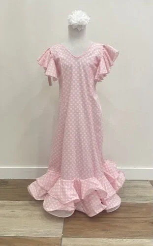 LBF Traje de flamenca Bata strech. Talla 6