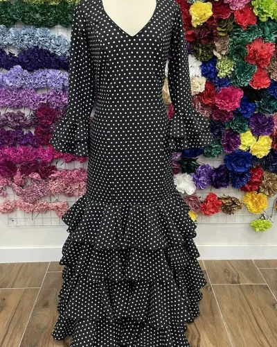 LBF Traje de flamenca Azahar. Talla 48