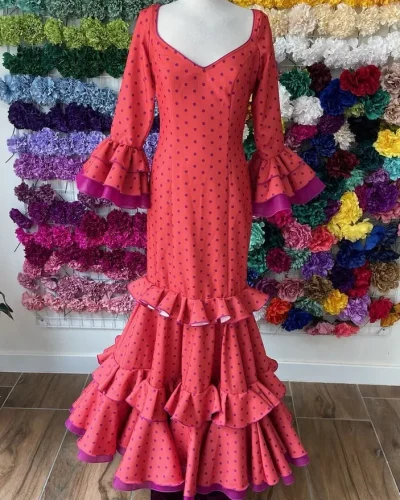 LBF Traje de flamenca Jaén. Talla  44