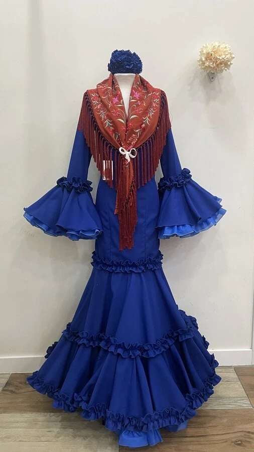LBF Traje de flamenca Rocío. Talla 40