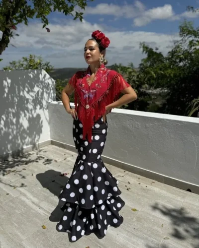 LBF Traje flamenca Ronda strech. Talla 36