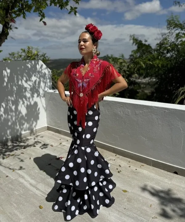LBF Traje de flamenca Ronda Strech. Talla 46