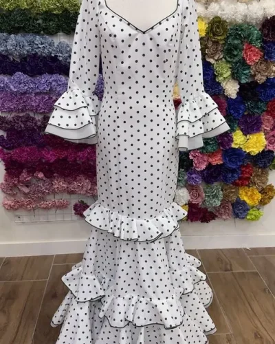 LBF Traje de flamenca Jaén strech. Talla 46