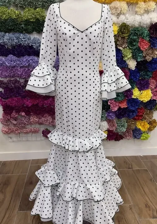LBF Traje de flamenca Jaén strech. Talla 46