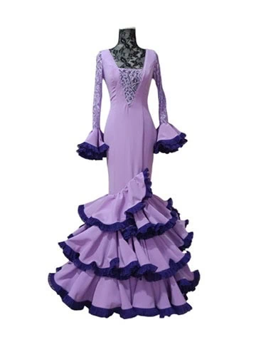 LBF Traje de flamenca Retama Lycra Bioelastica. Talla 42