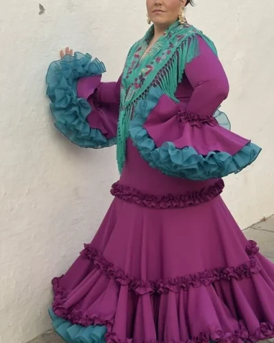 LBF Traje de flamenca Rocío. Talla 52