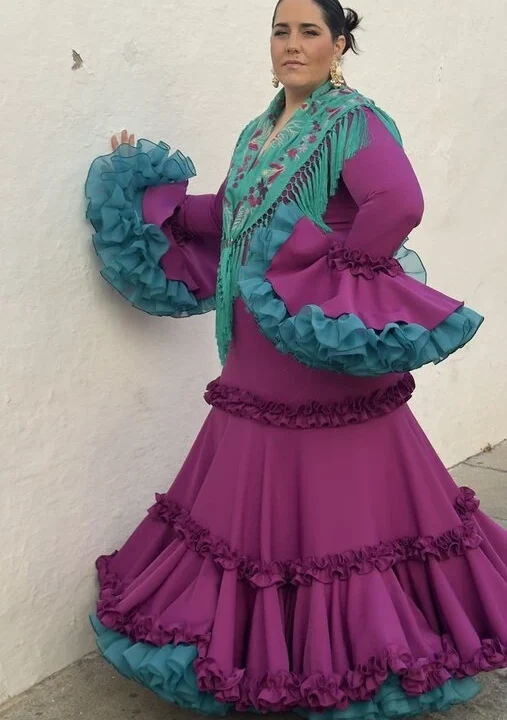 LBF Traje de flamenca Rocío. Talla 52