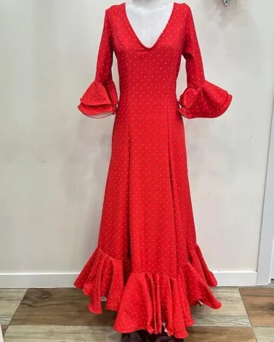 LBF Traje de flamenca bata nejas. Talla 56