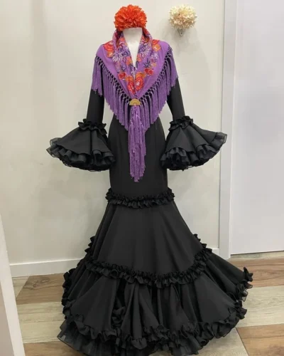 LBF Traje de flamenca Rocío strech. Talla 34