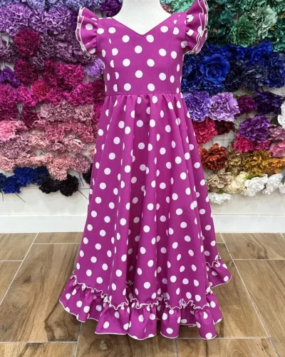 LBF Traje de flamenca bata Cristina varios colores. Tallas 2 a 12