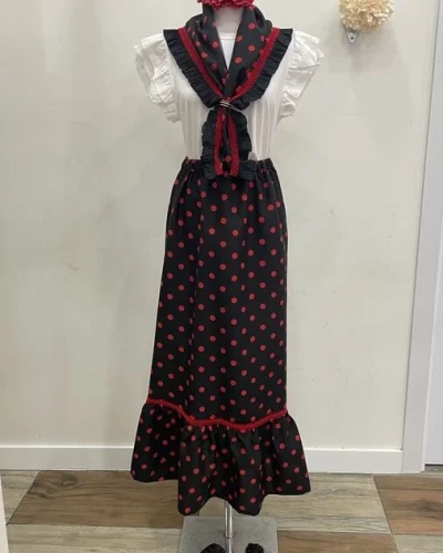 LBF Falda flamenca y pico. Talla Única