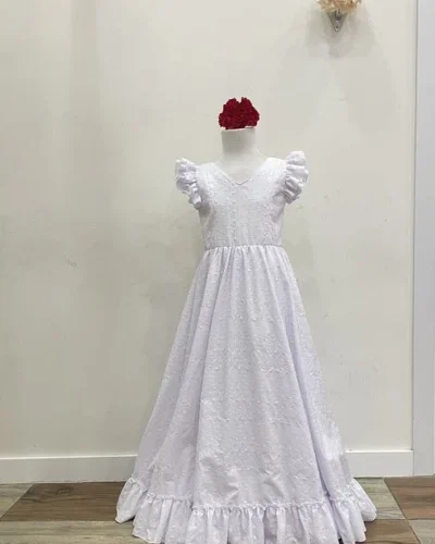 LBF Traje de flamenca niña perforado. Talla 6 y  10