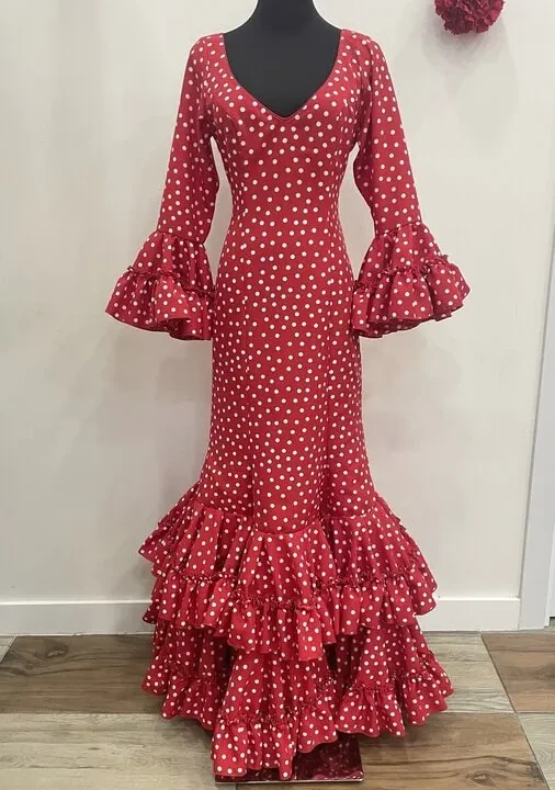LBF Traje de flamenca Lirio strech . Talla 36