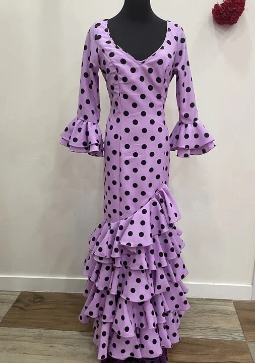 LBF Traje de flamenca Lolita lunar strech . Talla 42