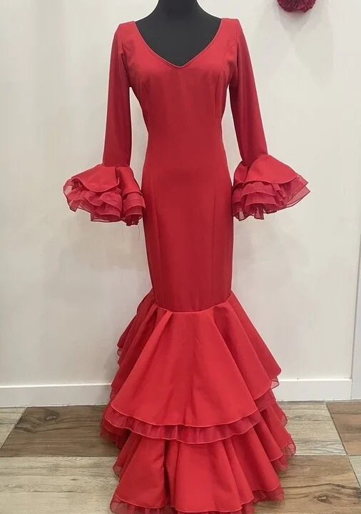 LBF Traje de flamenca Sara organdil. Talla 38