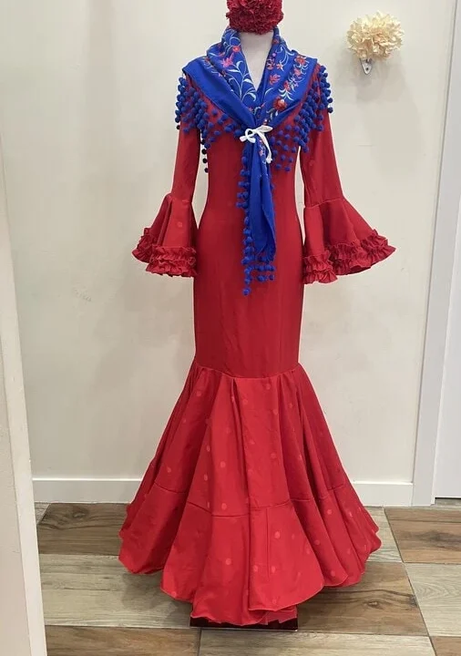 LBF Traje de flamenca Luna. Talla 36