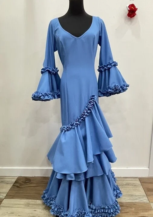 LBF Traje de flamenca Jade. Talla 46