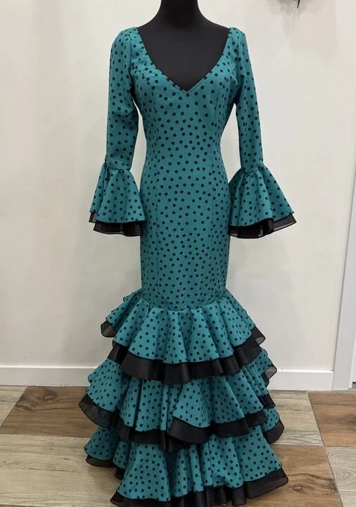 LBF Traje de flamenca Azalea strech. Talla 36
