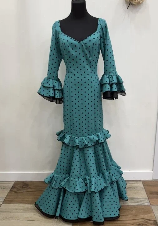 LBF Traje de flamenca Jaén strech. Talla 40