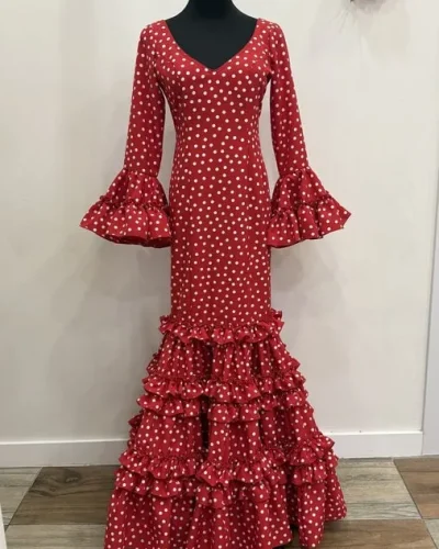 LBF Traje de flamenca Lila Strech. Talla 34