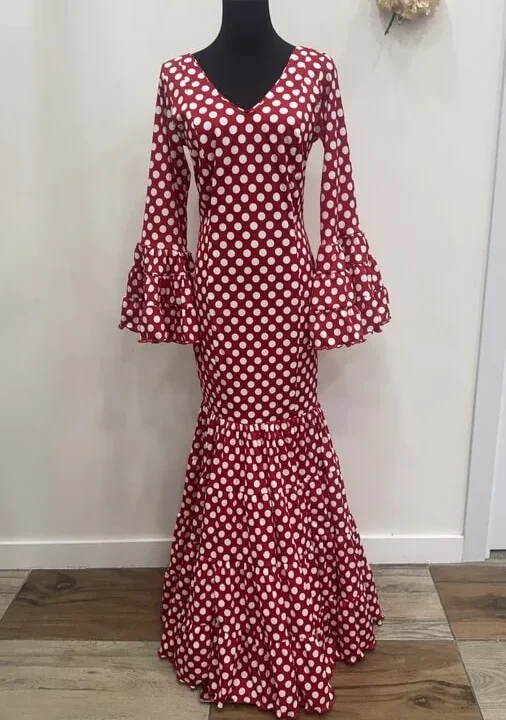 LBF Traje de Flamenca Canastero Lycra. Talla 38