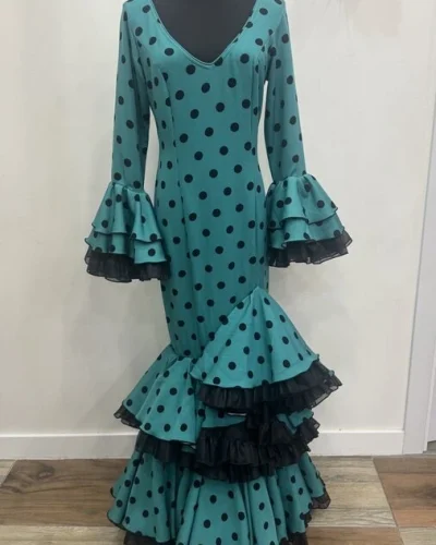 LBF Traje de Flamenca Calahorra Lyca bioelastica. Talla 40