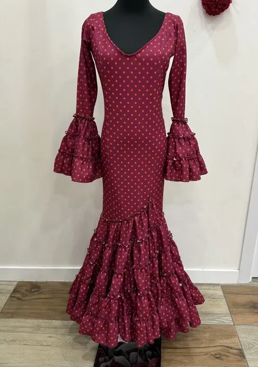 LBF Traje de flamenca Irene lunar. Talla 38