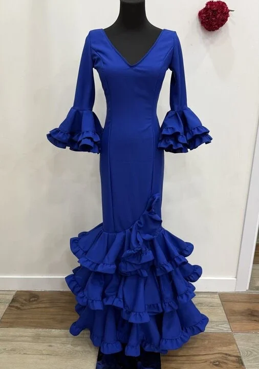 LBF Traje de flamenca Sevilla especial. Talla 34 a 46
