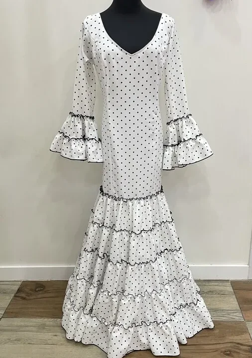 LBF Traje de flamenca Lupita strech. Talla 46