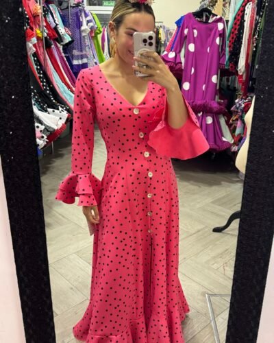 LBF Traje de flamenca LYCRA bioelastica. Talla 38