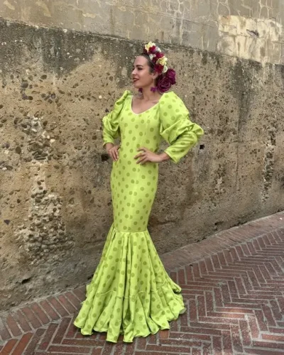 LBF Traje de flamenca ESTEFANIA. Talla 38