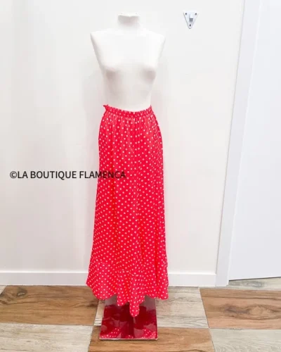 LBF Falda flamenca goma cintura. Talla única