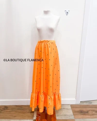 LBF Falda flamenca goma cintura. Talla única
