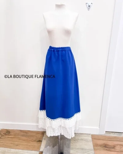 LBF Falda flamenca goma cintura. Talla única