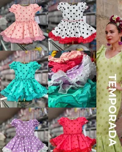 LBF Traje de flamenca Adriana. Tallas 0 a 6