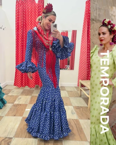 LBF Traje de flamenca Eva. Tallas 34 a 46