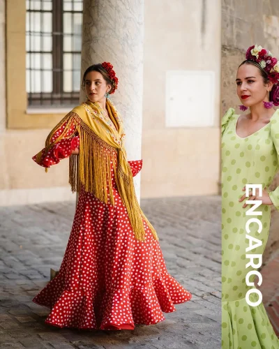 LBF Traje de flamenca Marga. Talla 34 a 60