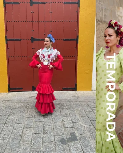 LBF Traje de flamenca Pepa. Talla 34 a 46 varios colores