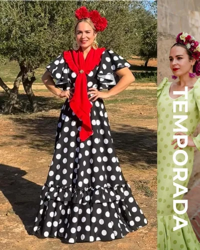 LBF Traje de flamenca Miriam. Tallas desde 34 a 60