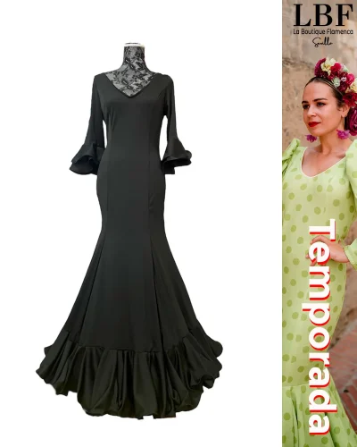 LBF Traje de flamenca bata lycra. Talla 38