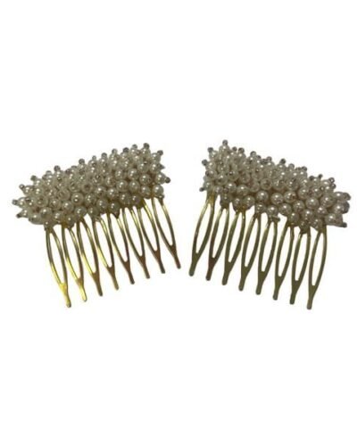 Peine de perlas rectangular