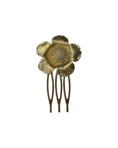 Peine de margarita dorado