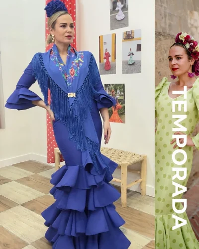 LBF Traje de flamenca strech Sevilla. Varias tallas 34-46 y colores