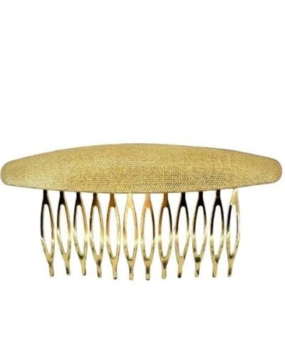 Peine alargado dorado grande