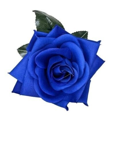 Flor rosa azul añil
