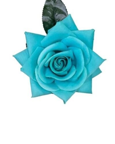 Flor rosa turquesa